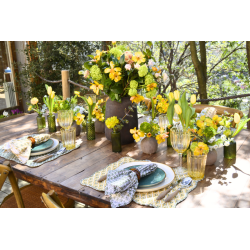 Set 2 manteles individuales reversibles Green-yellow