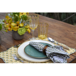 Set4 servilletas green-yellow