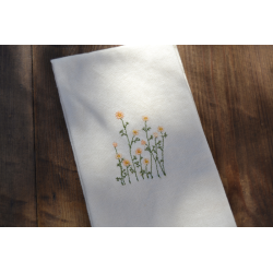 Servilleta floral yellow