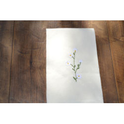 Servilleta floral white