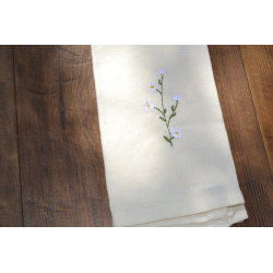 Servilleta floral white