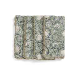 Set 4 servilletas green