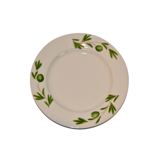 Plato llano olive