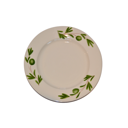Plato llano olive