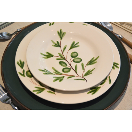 Plato postre olive
