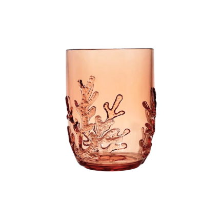 Vaso coral acrílico