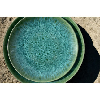 Plato llano aqua