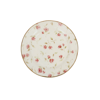 Vajilla flores - Plato de postre