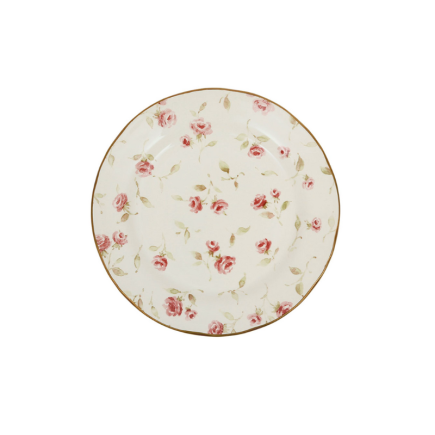 Vajilla flores - Plato de postre