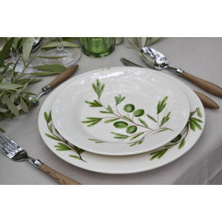 Plato postre olive