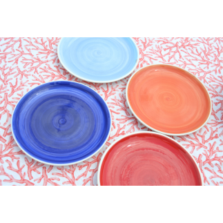Set 4 platos colores