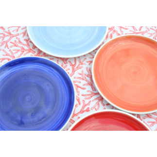 Set 4 platos colores
