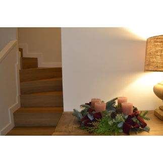 Corona de adviento vela arena