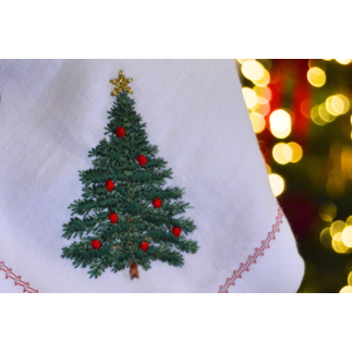 Servilleta arbol navidad