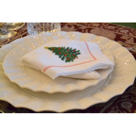 Servilleta arbol navidad