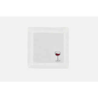 Servilleta cóctel copa de vino