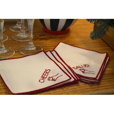 Servilleta cóctel cheers