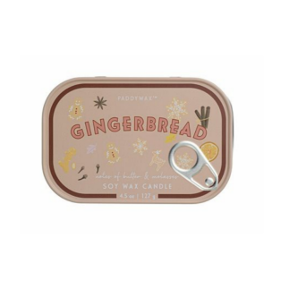 Lata vela aromática Vintage Galleta de Jengibre