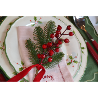 Servilletero navidad - artificial