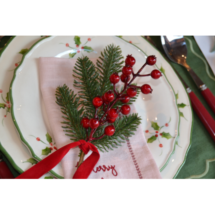 Servilletero navidad - artificial