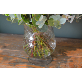 Copa cristal con ramo