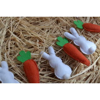 Guirnlada zanahoria-rabbit