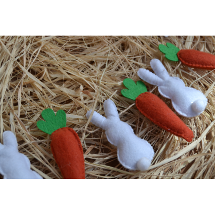 Guirnlada zanahoria-rabbit