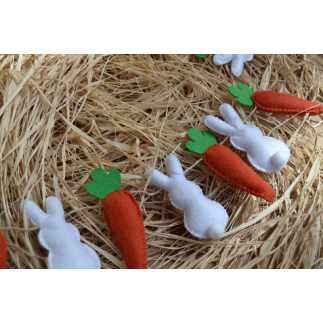 Guirnlada zanahoria-rabbit