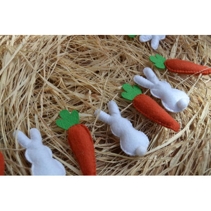 Guirnlada zanahoria-rabbit