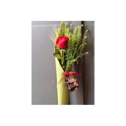 Rosa de sant jordi cono verde - talspi