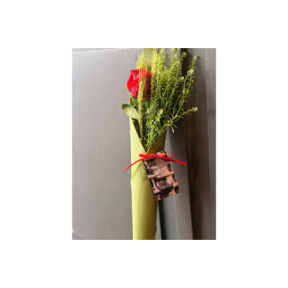 Rosa de sant jordi cono verde - talspi