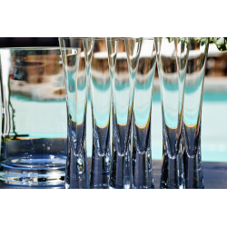 Set 6 copas + champanera