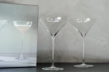 Set 2 copas champagne saucer