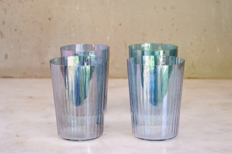 Set 4 vasos shappire