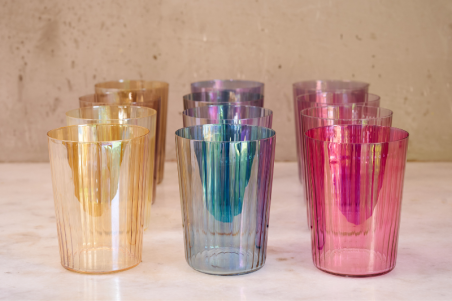 Set 4 vasos shappire