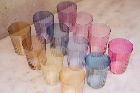 Set 4 vasos shappire