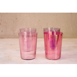 Set 4 vasos garnet