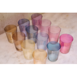 Set 4 vasos garnet