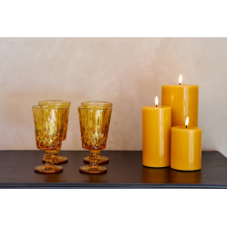 Set 4 copas amber