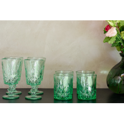 Set 4 vasos sorrento green