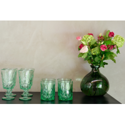 Set 4 copas sorrento green