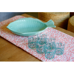 Set 6 vasos coral