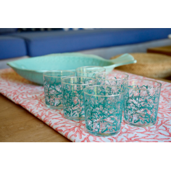 Set 6 vasos coral