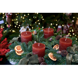 Corona de adviento dulce de leche