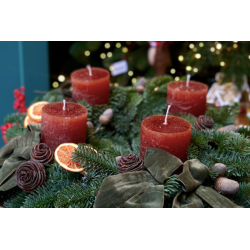 Corona de adviento dulce de leche Corona de adviento dulce de leche