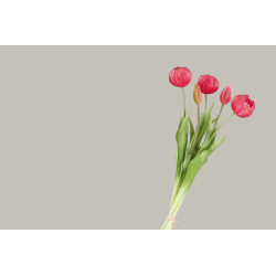 Manojo tulipán artificial - cereza