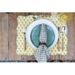 Set 2 manteles individuales reversibles Green-yellow