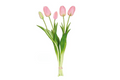 Manojo tulipanes artificiales rosa